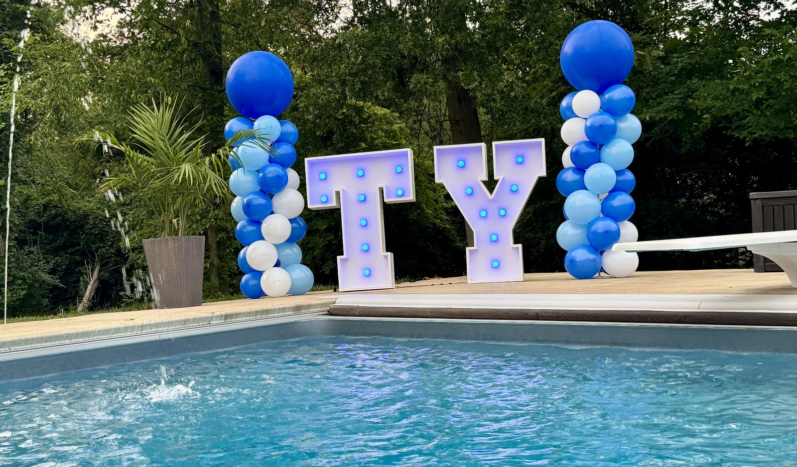 TY &mdash; Blue at Pool Party